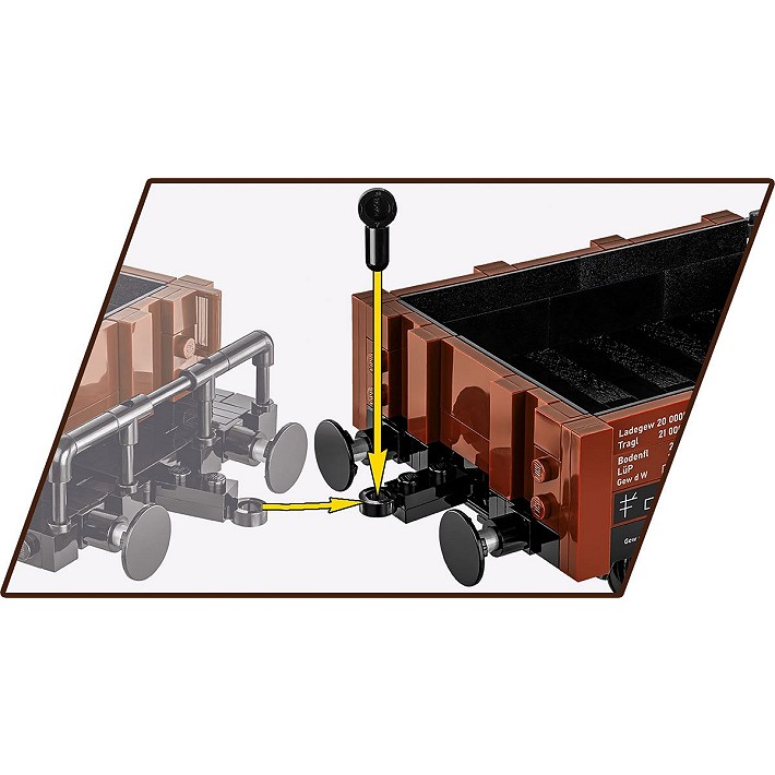 COBI Güterwagen Typ OMMR 32 "LINZ